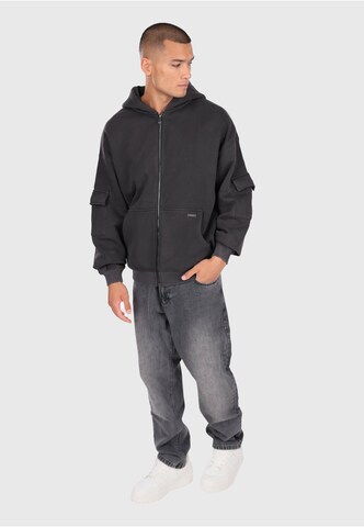 Dropsize Sweatjacke in Schwarz