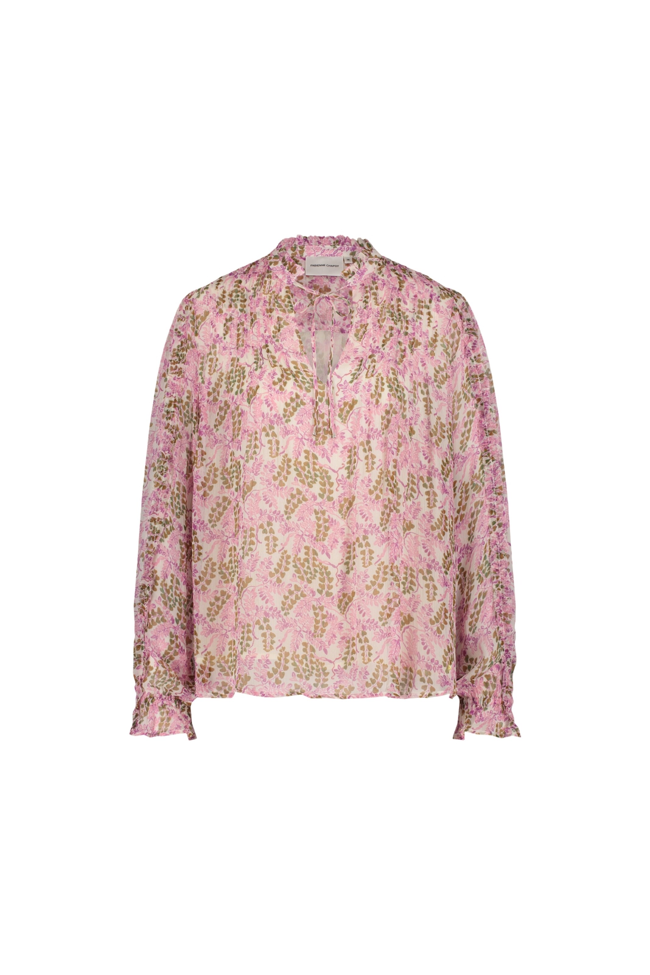 Fabienne Chapot Blouse in Roze: voorkant