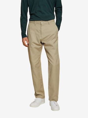 ESPRIT Loosefit Chino in Beige: voorkant