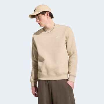 ADIDAS ORIGINALS Sweatshirt in Beige: front
