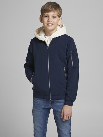 JACK & JONES MINI Between-Season Jacket 'JJERUSH' in Blue: front