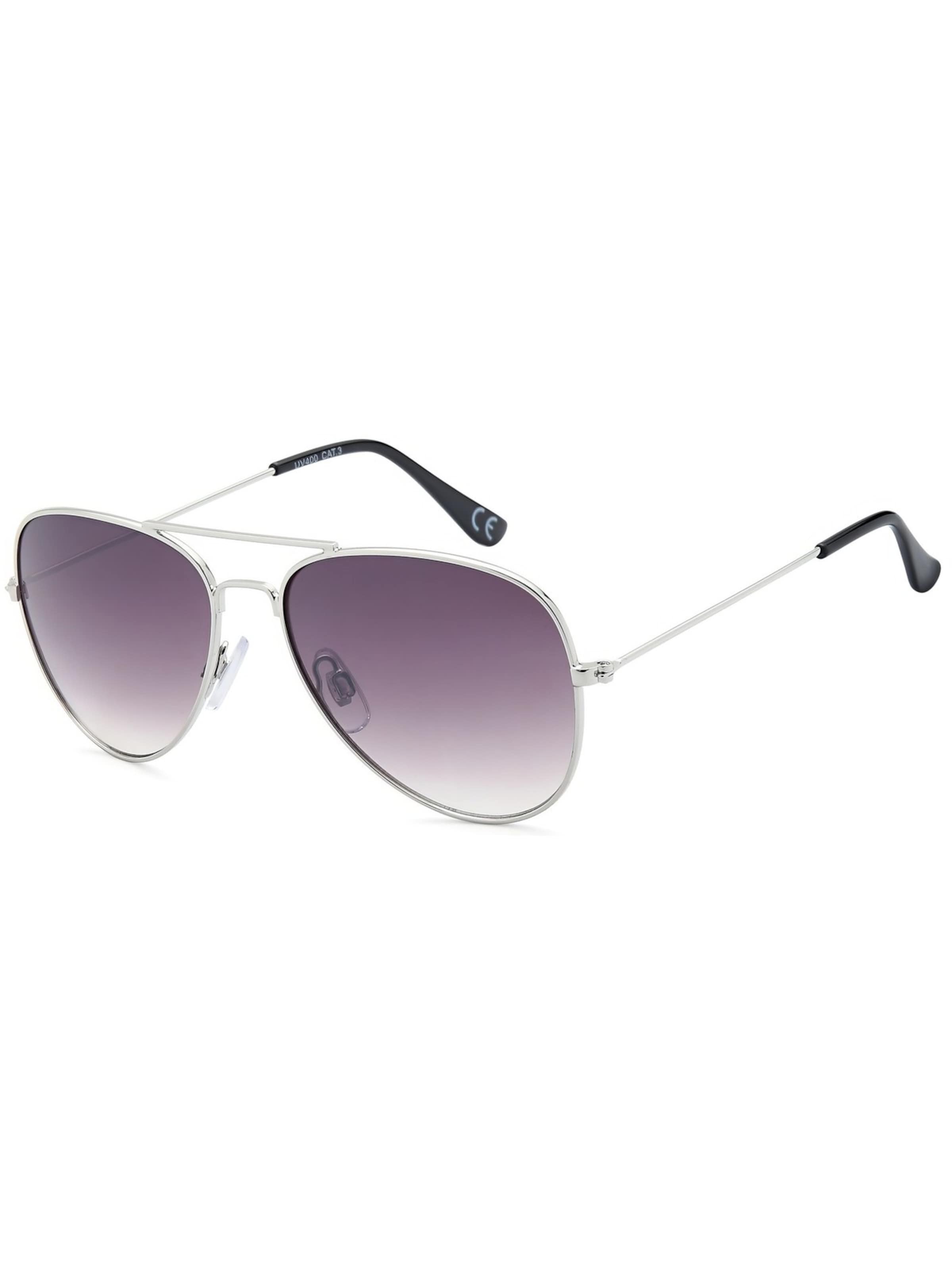 styleBREAKER Sonnenbrille 'Kinder Pilotenbrille 4 bis 10 Jahre'‌‌‌‌‌‌‌‌ in Grau: Vorderseite