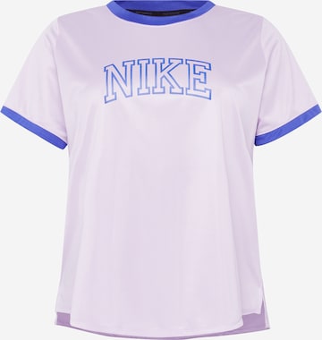 T-shirt fonctionnel 'SWOOSH RUN' Nike Sportswear en rose : devant