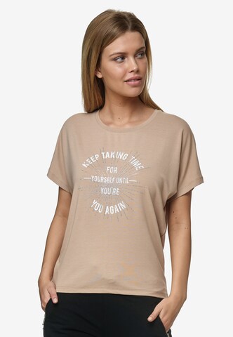 Decay Shirt in Beige: front