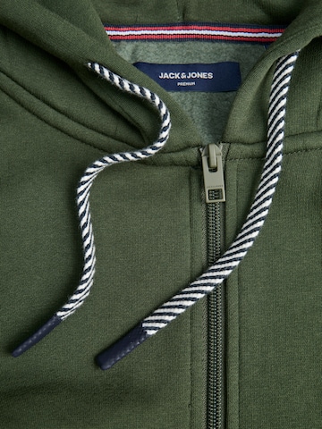Jack & Jones Premium Sweat jacket 'JPRBLURONALDO' in Green
