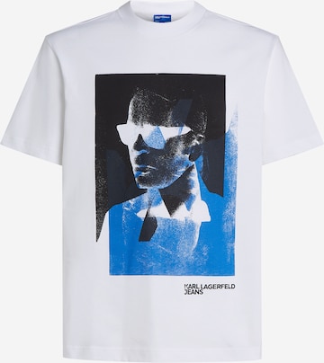 KARL LAGERFELD JEANS Футболка в Белый: спереди