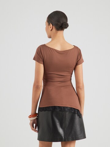 ABOUT YOU - Camisa 'Nayeli' em castanho