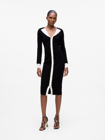 Robe Karl Lagerfeld en noir : devant