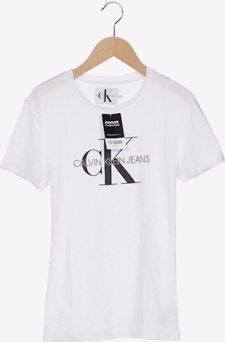 Calvin Klein Jeans T-Shirt XS in Weiß: predná strana