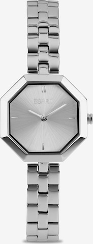 ESPRIT Uhr 'Edgy' in Silber: Vorderseite