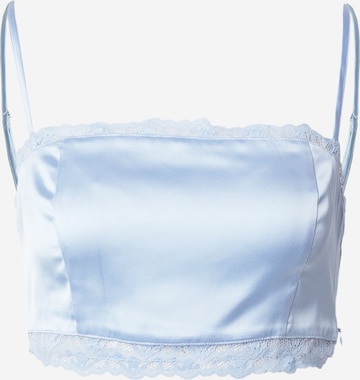 florence by mills exclusive for ABOUT YOU - Top 'Iced Coffee' em azul: frente