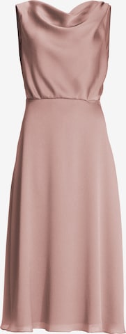 Robe de cocktail SWING en rose : devant