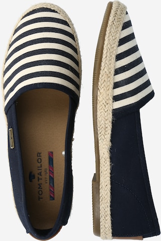 TOM TAILOR Espadrile | modra barva