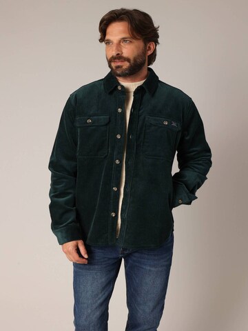 Deeluxe Regular fit Shirt ' ALINO ' in Groen: voorkant