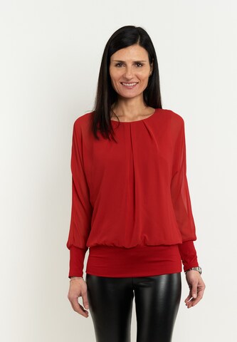 Seidel Moden Blouse in Red: front
