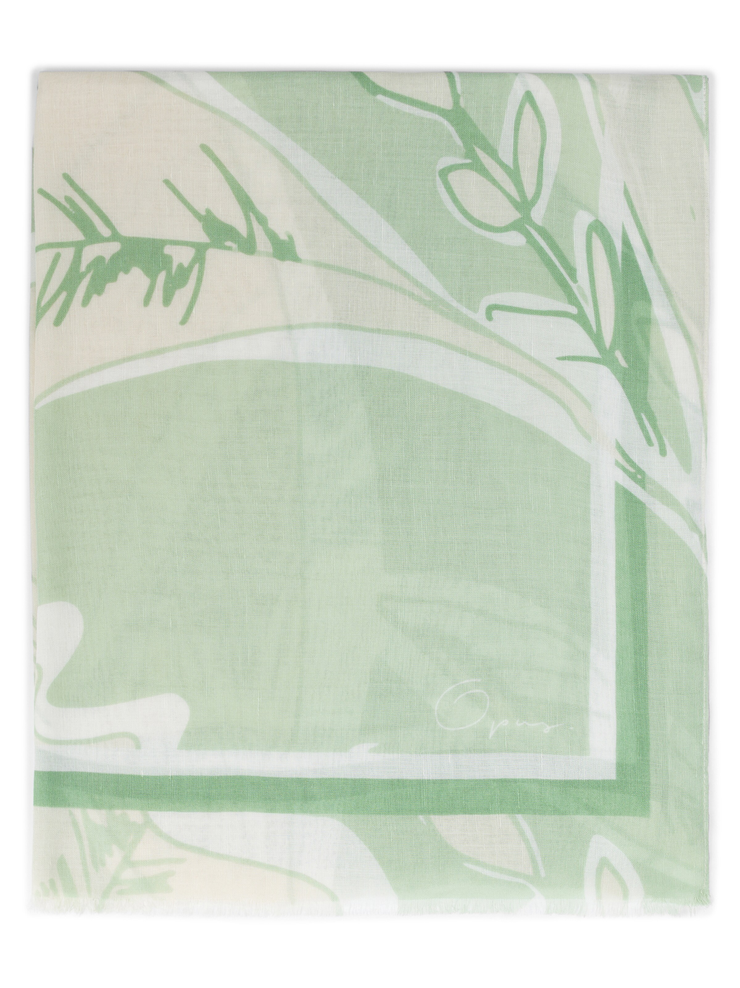 OPUS Webschal ' Aflume ' in Beige