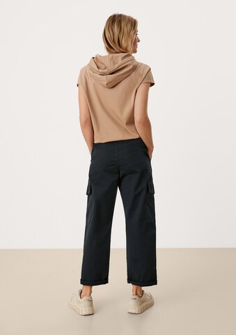 s.Oliver - Loosefit Pantalón cargo en negro
