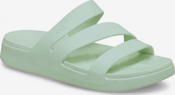 Crocs Muiltjes 'Getaway' in Groen: voorkant