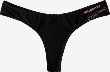 Pantaloncini per bikini di Bershka in nero: frontale