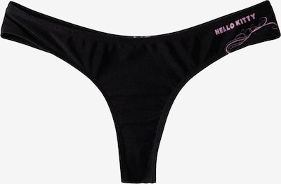 Bershka Bikinihose in pink / schwarz / weiß, Produktansicht