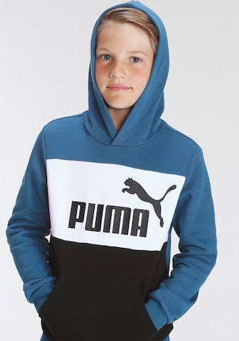 PUMA كنزة رياضية بلون أزرق: الأمام