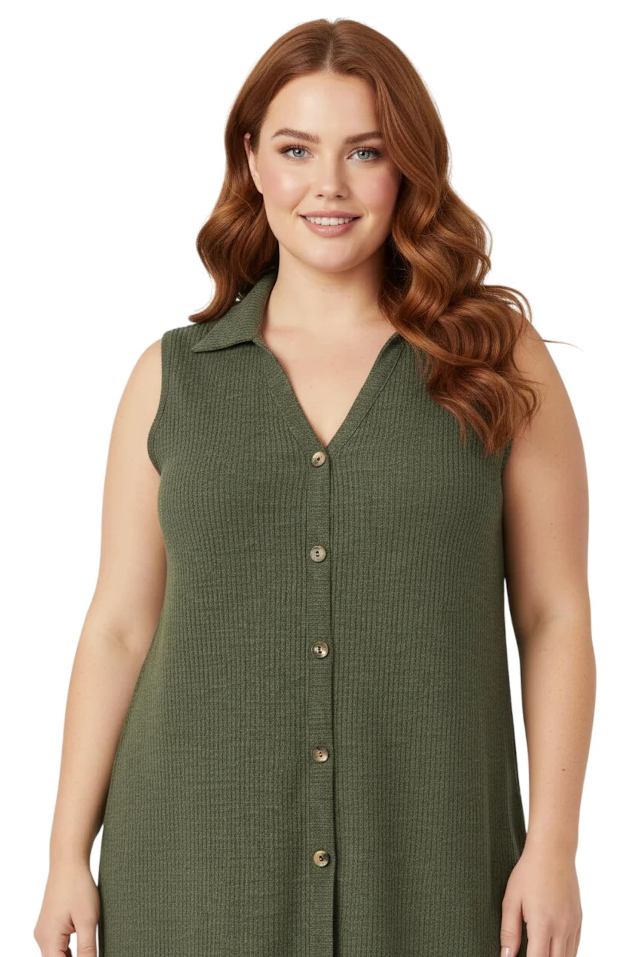 Shape Of You Blouse in Groen