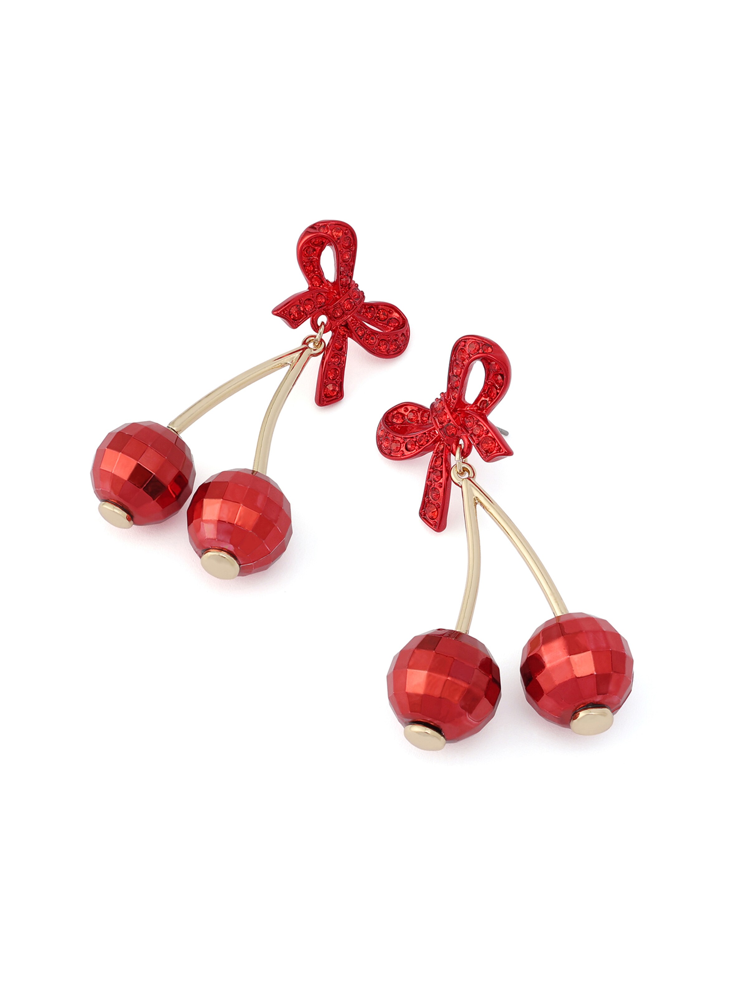 Boucles d'oreilles 'Love Spell' Betsey Johnson en rouge