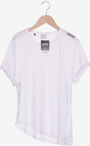 GYMSHARK T-Shirt L in Weiß: predná strana