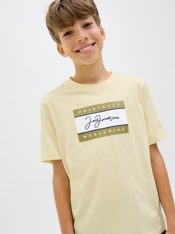 Jack & Jones Junior Футболка 'JORFREDERIKSBERG' в Желтый