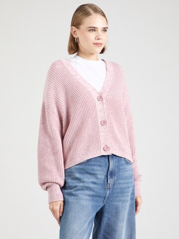 QS Strickjacke in Pink: Vorderseite