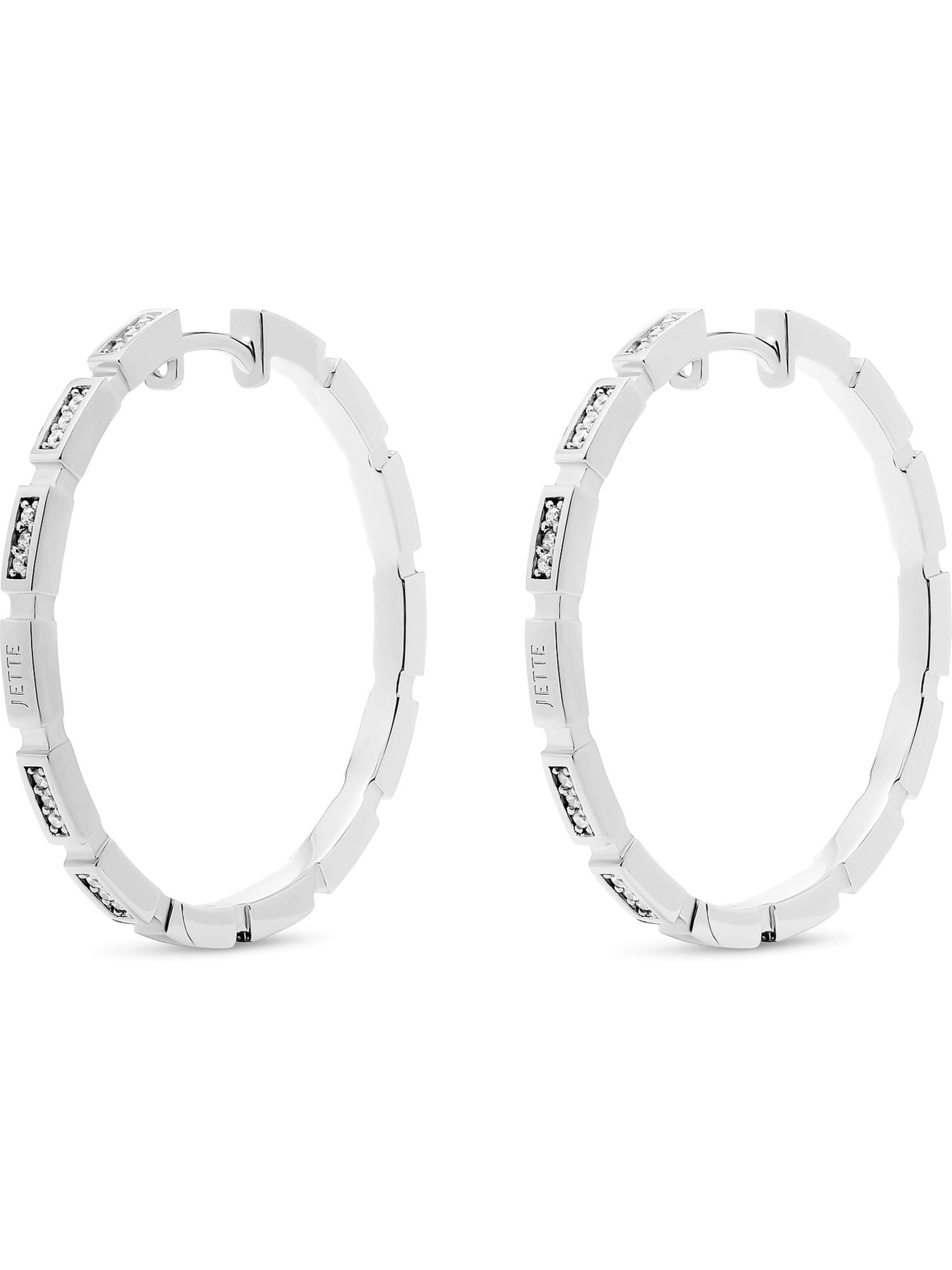JETTE Ohrringe in Silber: Vorderseite