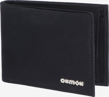 Portamonete 'New Cryptan' di OXMOX in nero: frontale