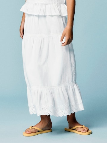 Jupe NAME IT en blanc : devant