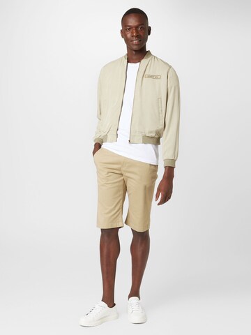 Schott NYC Overgangsjakke 'CALIPSO' i beige