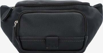 TOM TAILOR Fanny Pack 'Finn' in Black: front