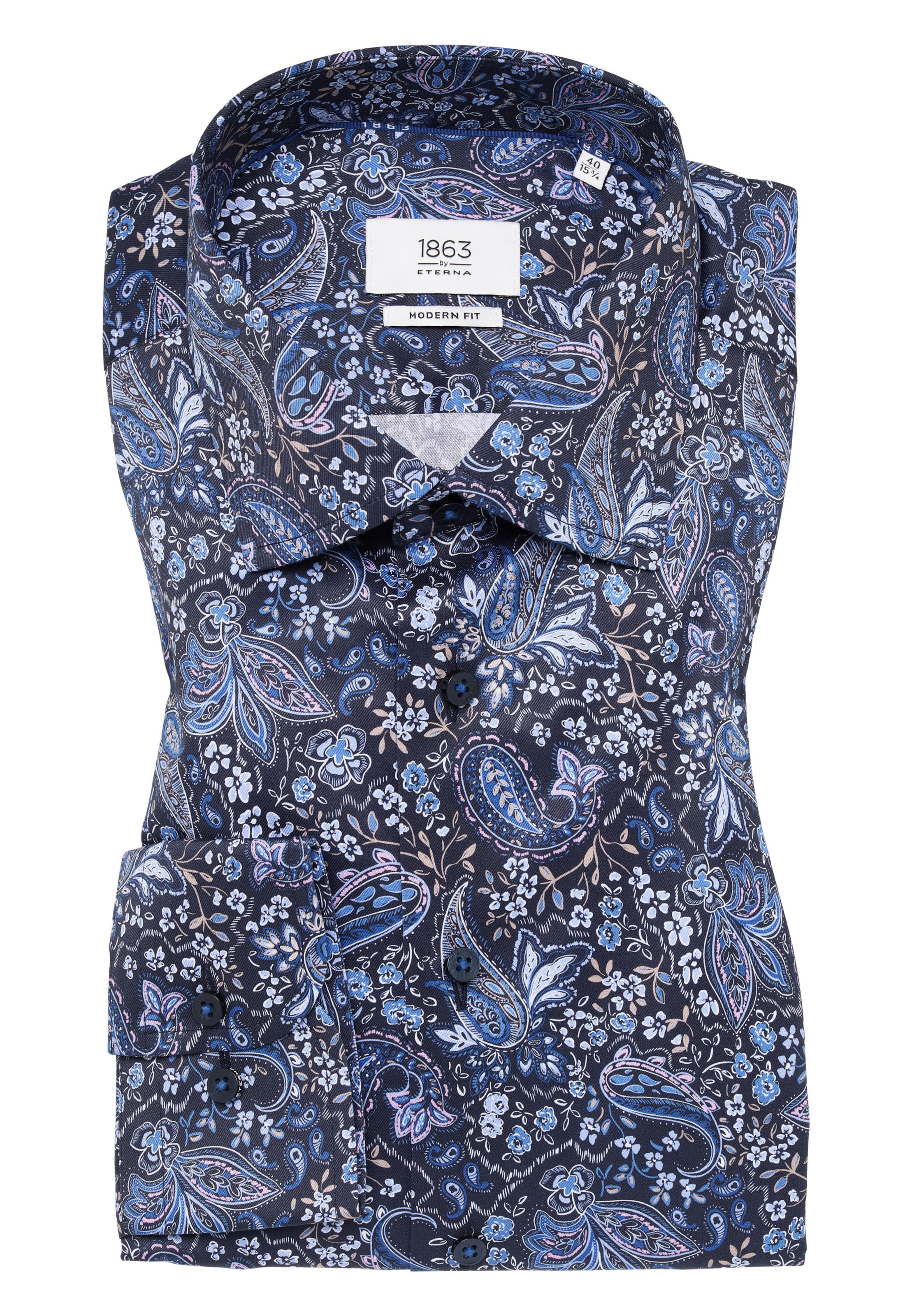 ETERNA Regular fit Business shirt in Blue