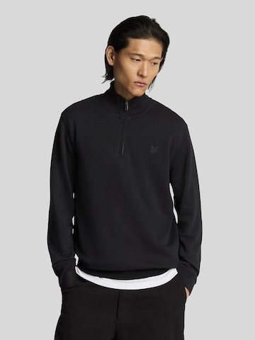 Lyle & Scott Sweatshirt in Zwart: voorkant