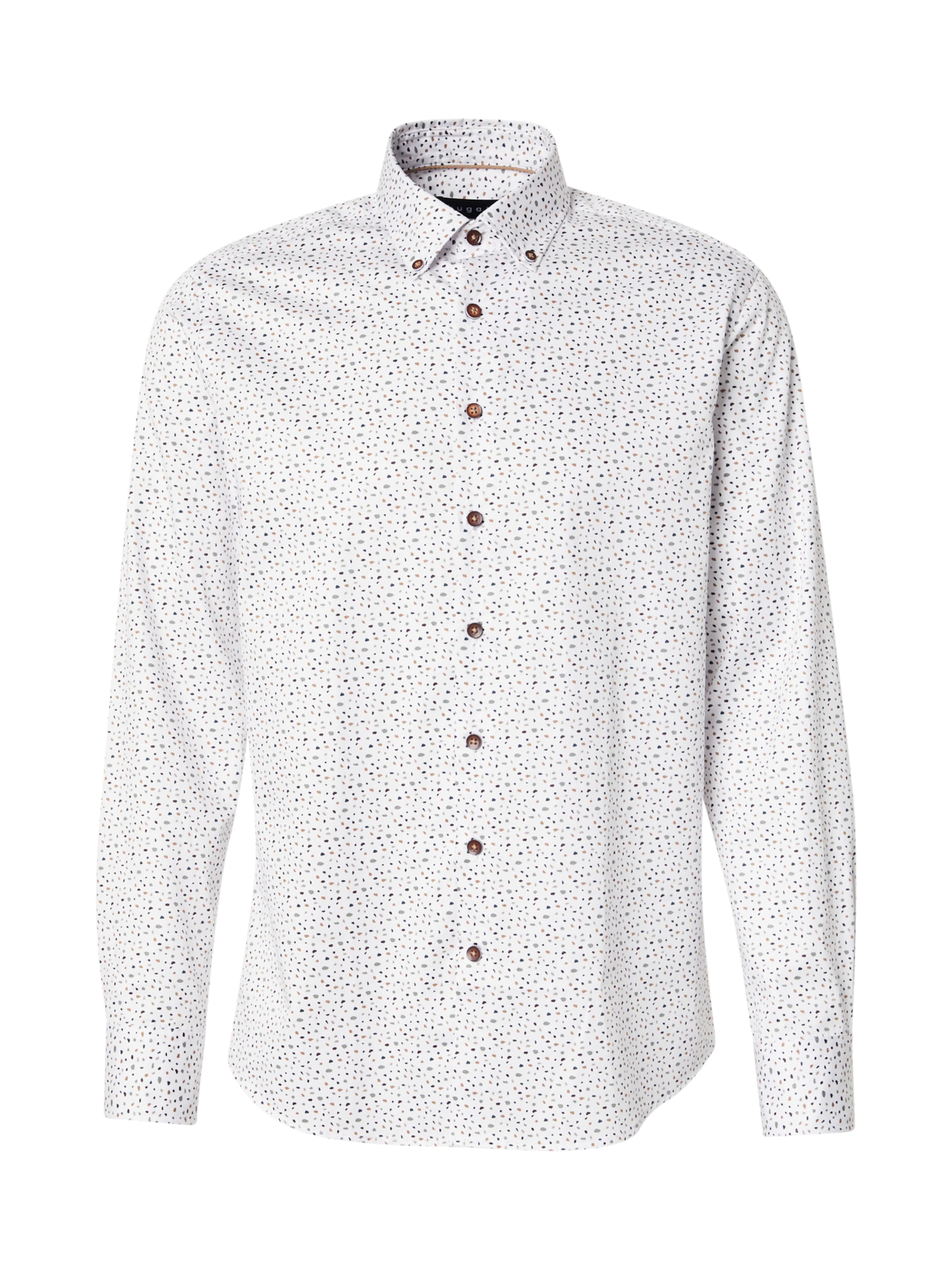 bugatti Regular fit Button Up Shirt in Green: front