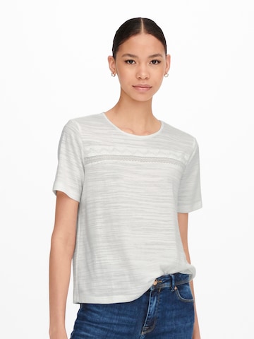 Camicia da donna 'Yrsa' di ONLY in bianco: frontale