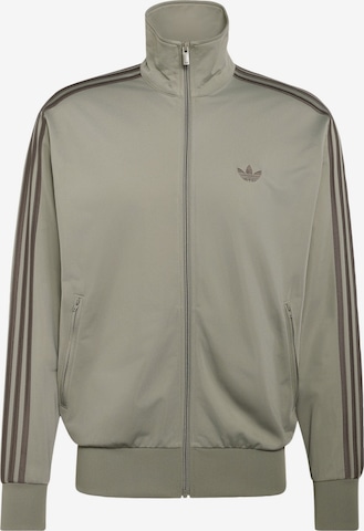 ADIDAS ORIGINALS Кофта на молнии 'Firebird' в Зеленый: спереди