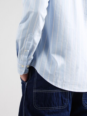 GANT Slim fit Overhemd in Blauw