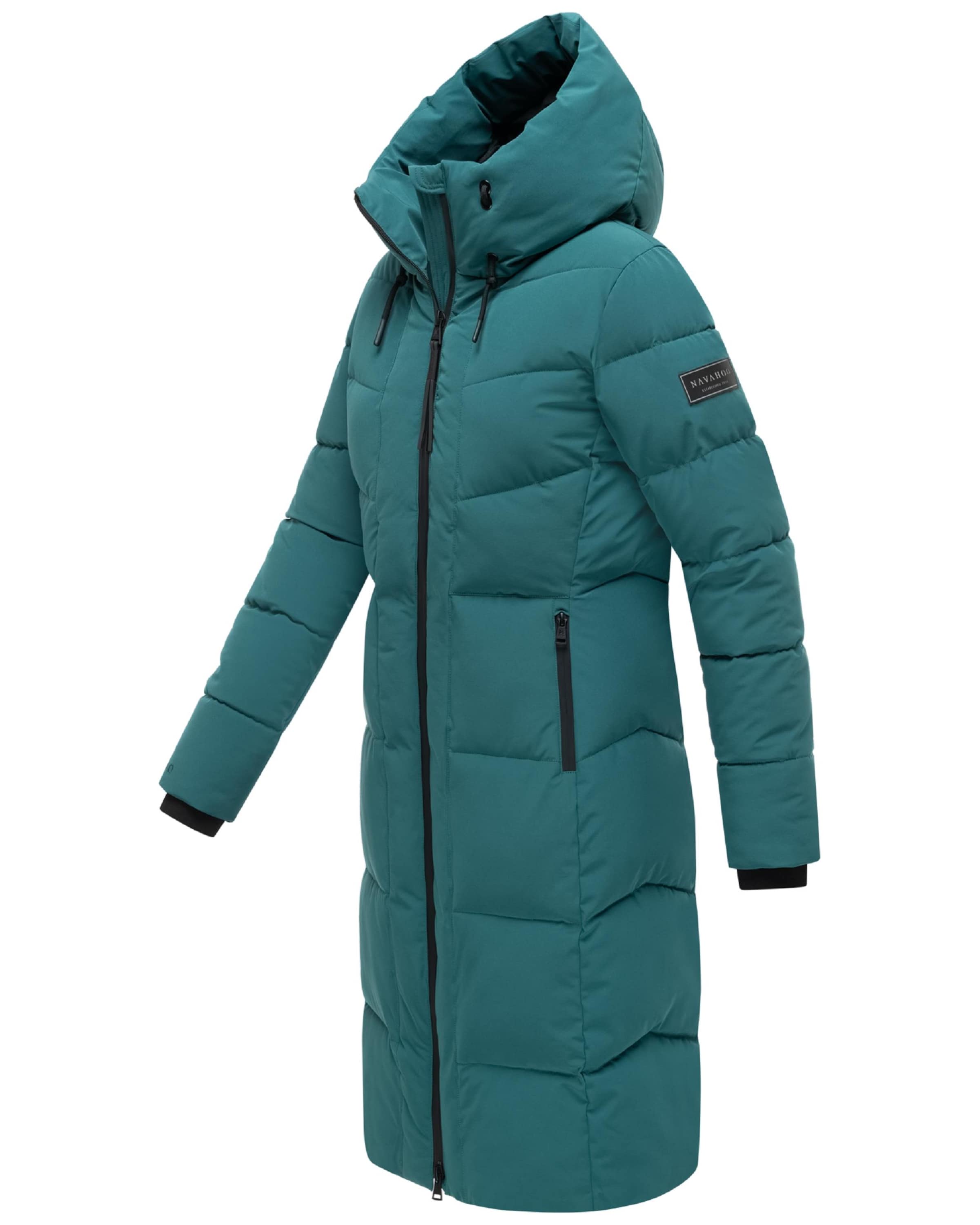 NAVAHOO Winter coat 'Schokokuss XIV' in Green