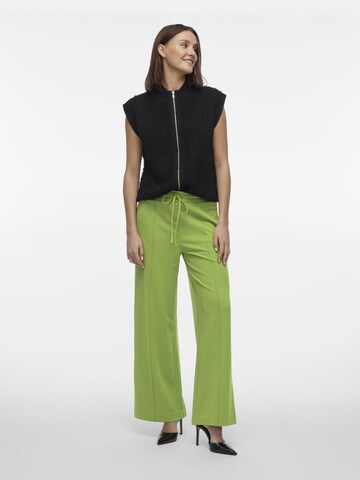 VILA Wide leg Trousers in Green