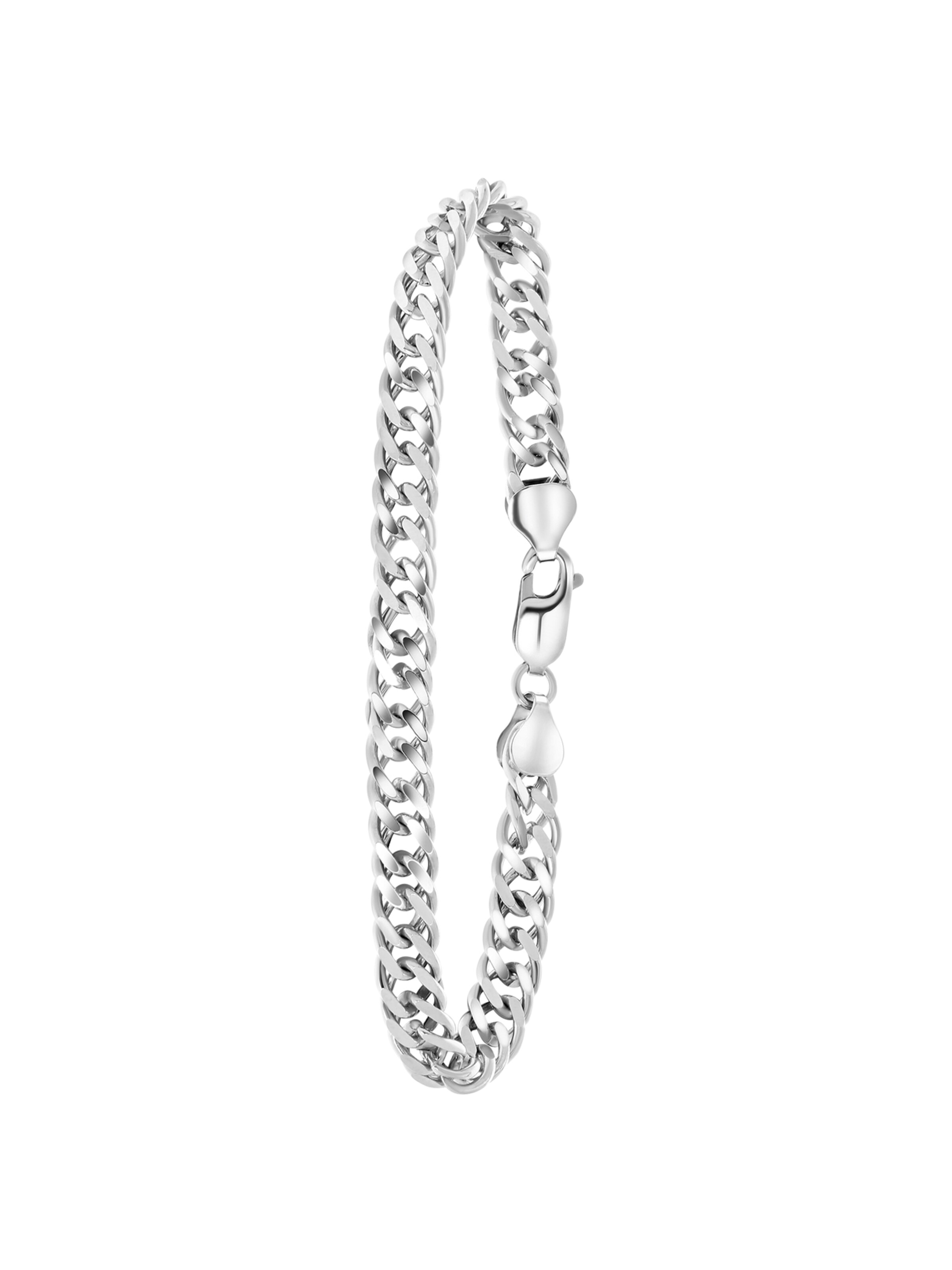 Lucardi Bracelet 'High Class' in Silver: front