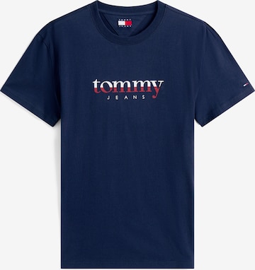 T-Shirt Tommy Jeans en bleu : devant