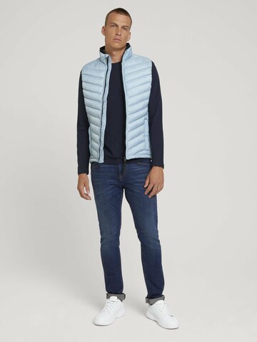 Gilet TOM TAILOR en bleu