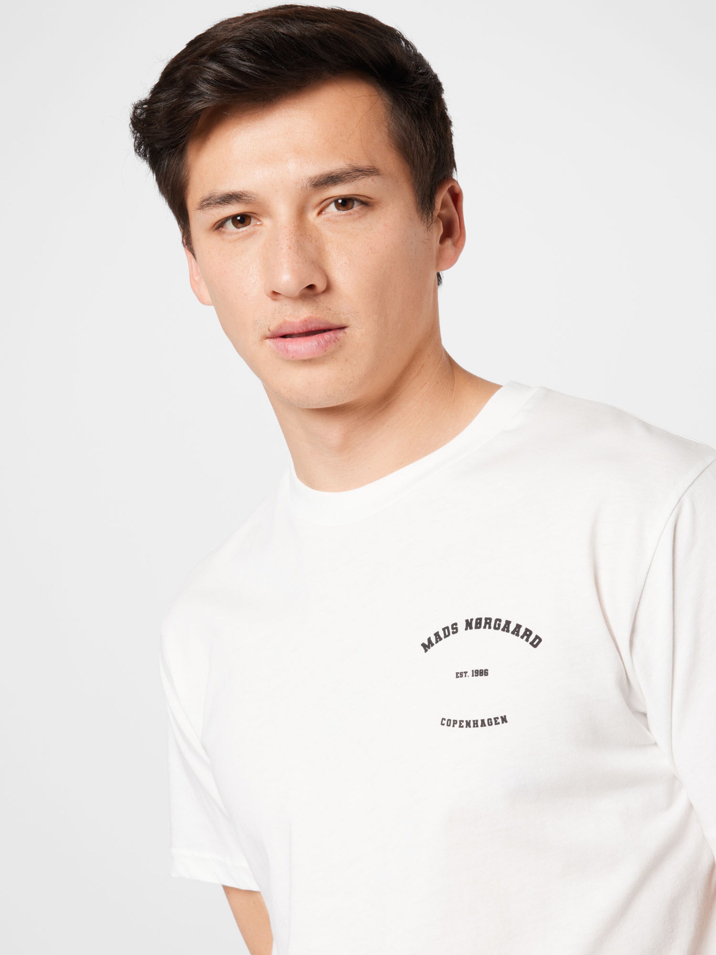 Homme T-Shirt MADS NORGAARD COPENHAGEN en Blanc 