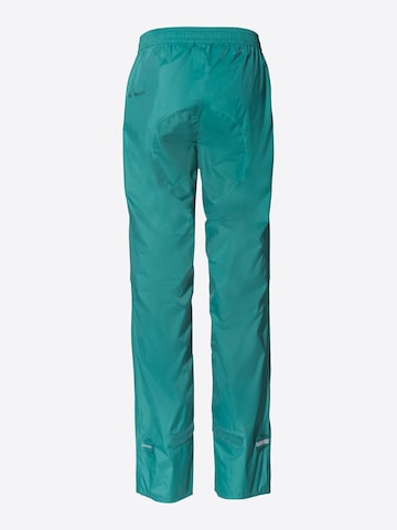 VAUDE Regular Outdoor Pants 'Drop' in Blue