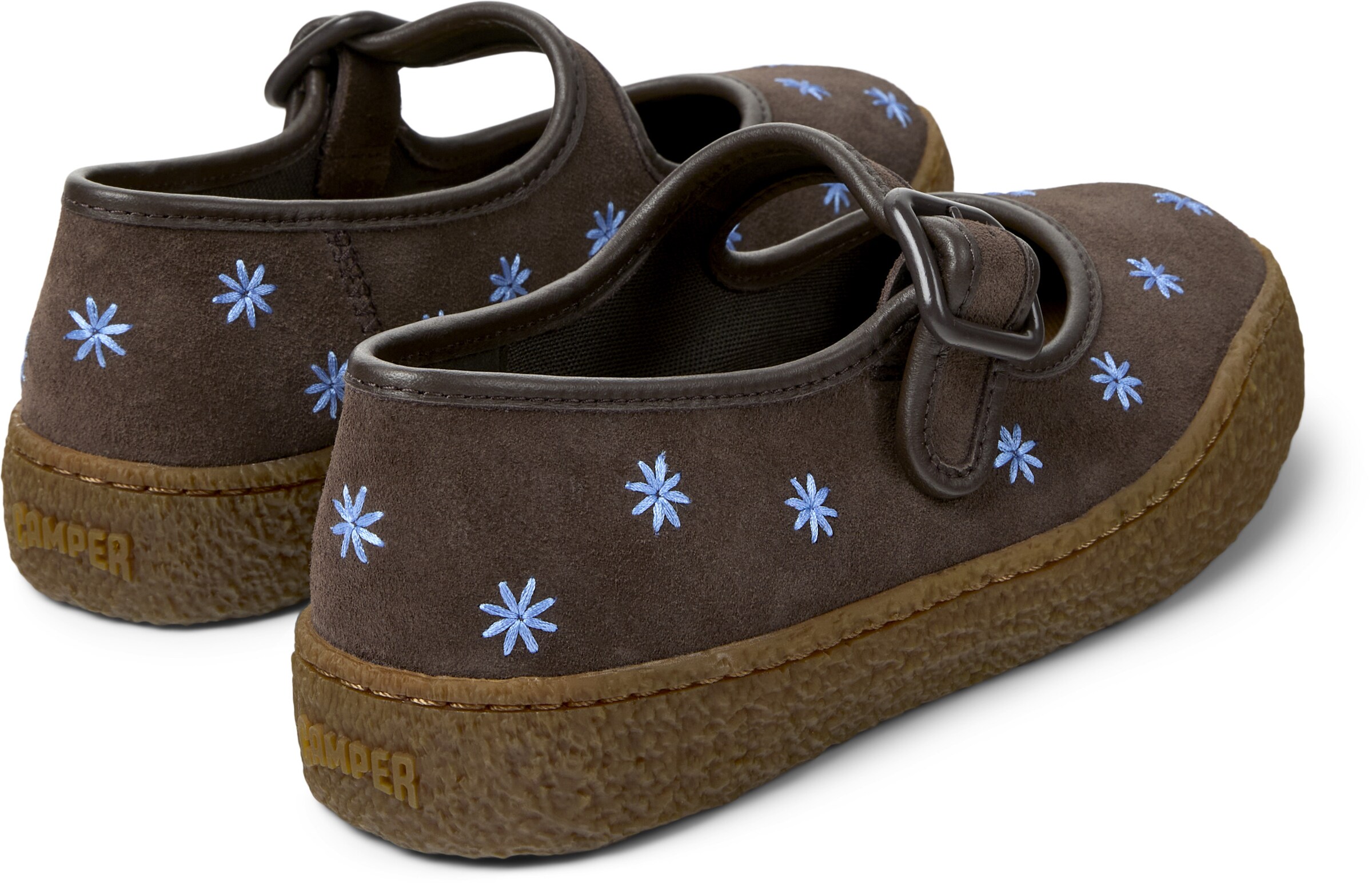 Ballerina con cinturino 'Peu Terreno' di CAMPER in blu