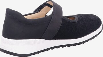 Finn Comfort Ballet Flats with Strap in Black